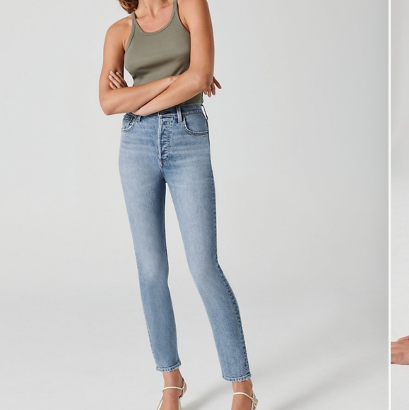 Yoko  high rise denim forum pants - Picture 3 of 3